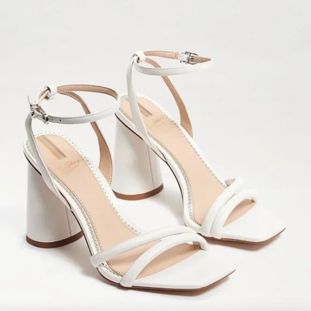 Sam Edelman Kia Sandal Heel White 7
